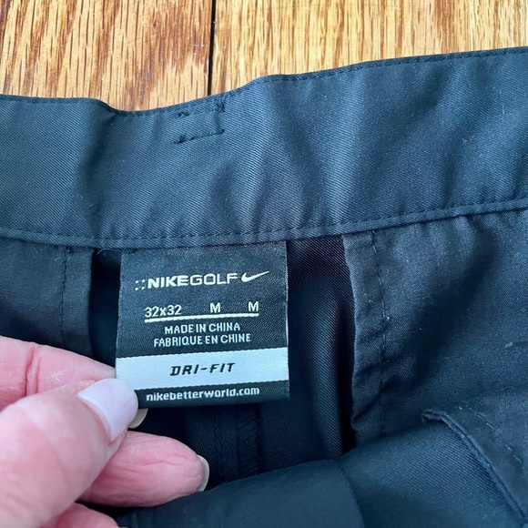 Nike Golf Dri-Fit Men's Flat Front Tech Pants Black Size 32 x 32 - Picture 6 of 10